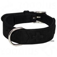 Collier pour chien Hunter Zurich noir - taille 55 : ajustable, tour de cou 41 - 49 cm