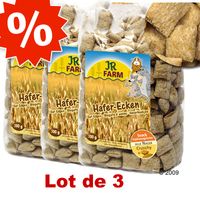 Lot &eacute;conomique 3 x 300 g de carr&eacute;s d'avoine JR Farm - lot de 3 paquets de 300 g de carr&eacute;s d'avoine