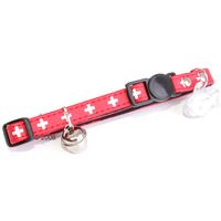 Collier pour chat Hunter Swiss - rouge / noir
