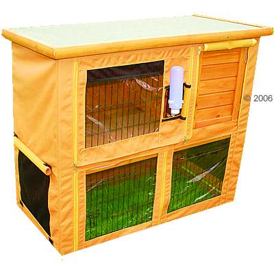 Housse pour clapier � lapin Outback Compact avec enclos - pour Outback Compact I