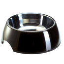 Gamelle en m�lamine noire avec int�rieur amovible en inox - capacit� : 0,16 L - Cliquez ici pour davantage d'informations sur ce produit