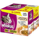 Whiskas sachets fra�cheur 24 x 100 g - - gourmandises tendres en sauce