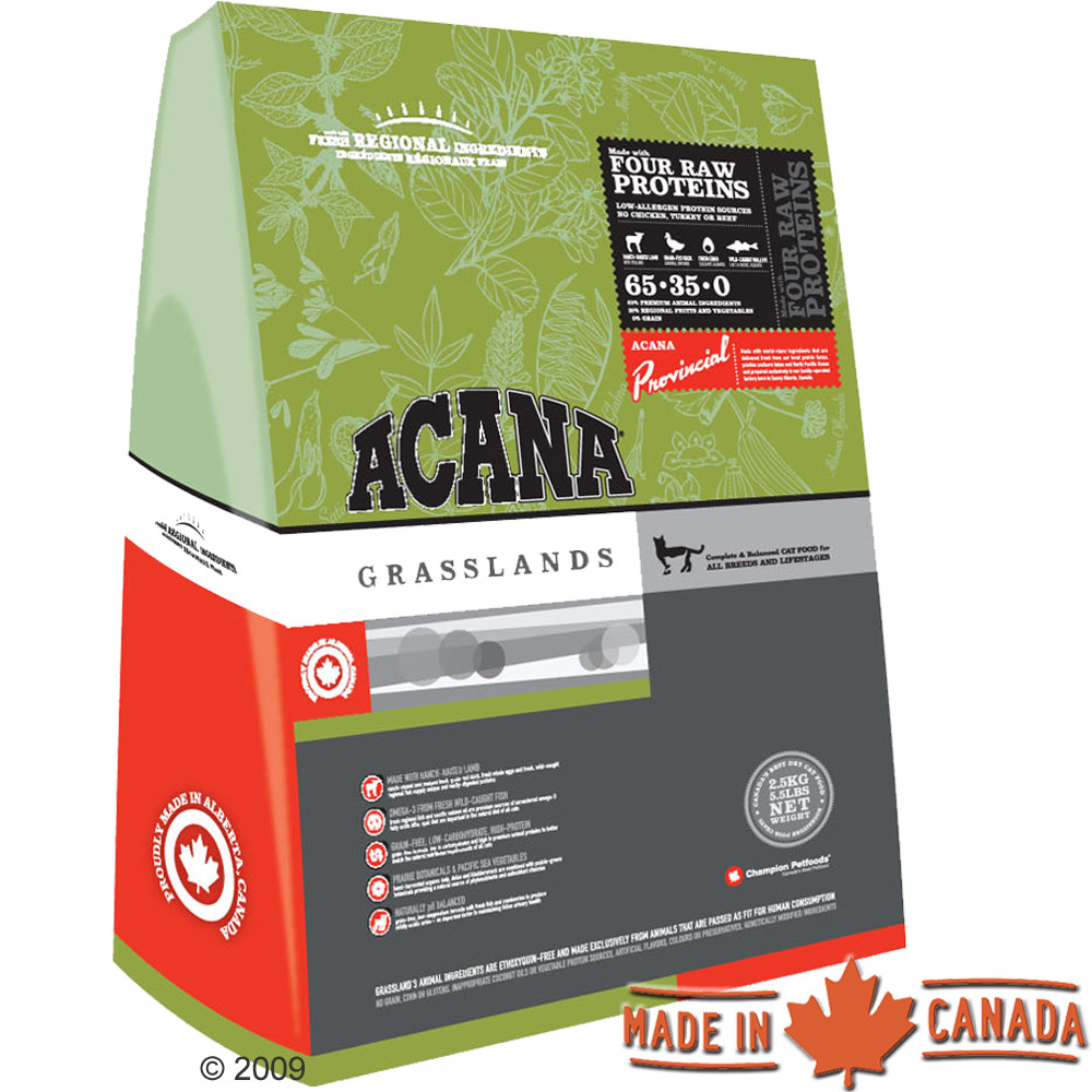 Croquettes Acana Grasslands pour chat - 2,5 kg