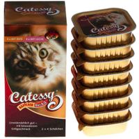 Comparez les prix Lot mixte de bouchées catessy bar-b-q 8 x 100g - 4 x canard & 4 x saumon