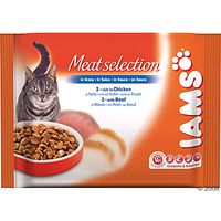 Comparez les prix Offre d essai iams 4 sachets fraîcheur de 100 g - 2 x poisson de la mer & 2 x saumon