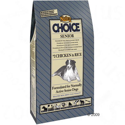 Nutro Choice Senior poulet & riz - 13,5 kg