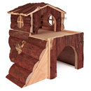 Maisonnette en rondin pour rongeur Bjork - - L 29 x l 20 x H 30 