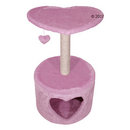 Arbre � chat Valentin - - rose clair
