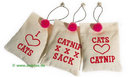 Sachet catnip avec grelot - 1 sachet