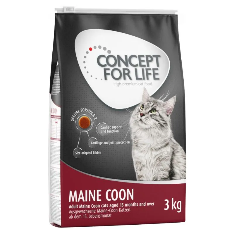 Nourriture pour chat adaptée à la race Concept for Life Maine Coon Adult