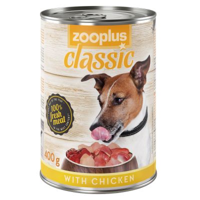 nourriture en boîte pour chien zooplus classic poulet