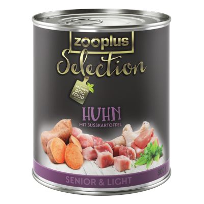 zooplus selection senior light poulet pour chien