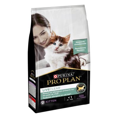 PRO PLAN LiveClear Kitten dinde pour chaton